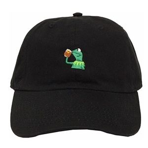 Kermit the Frog Black Baseball Cap